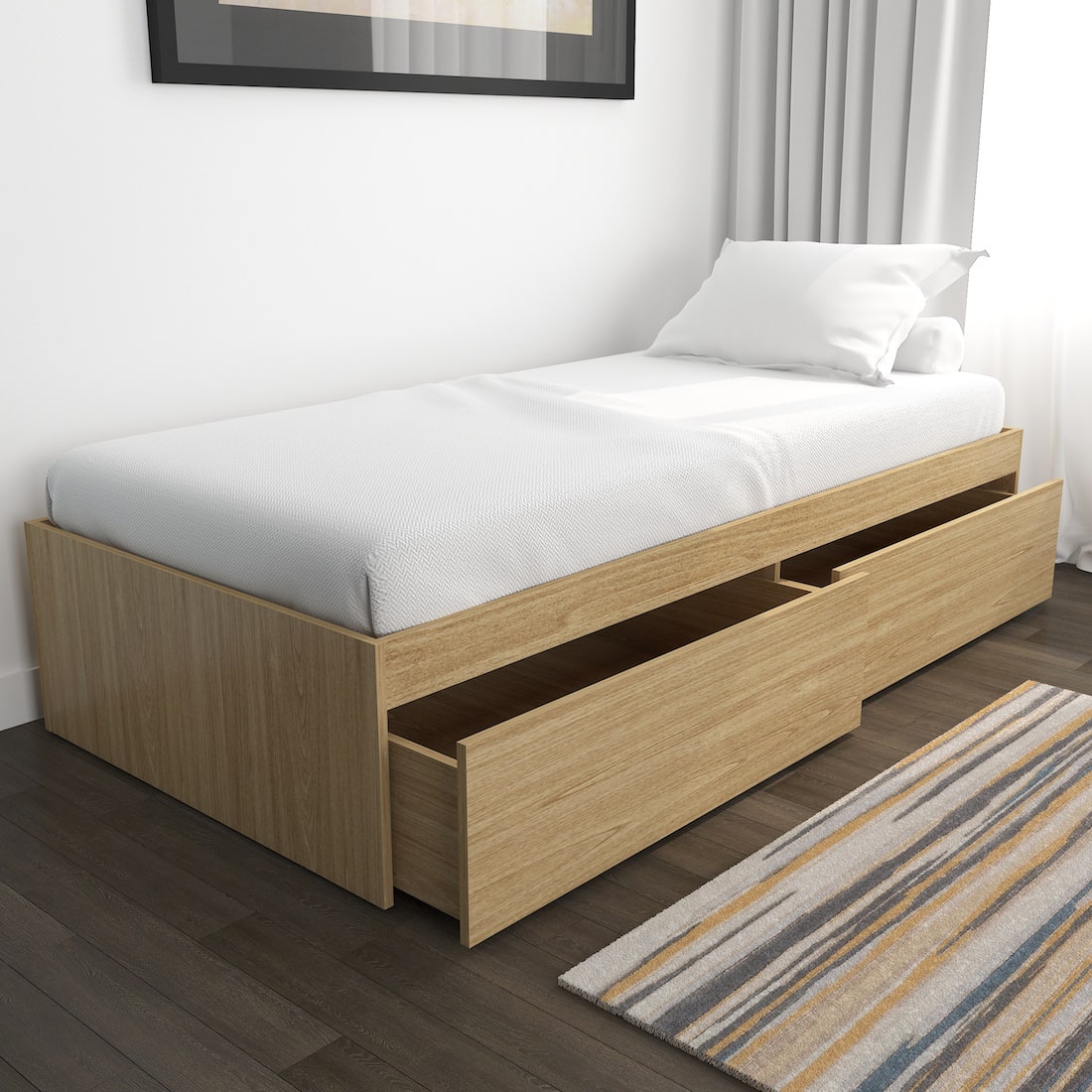 Tribe Single Bed (Without Headboard)