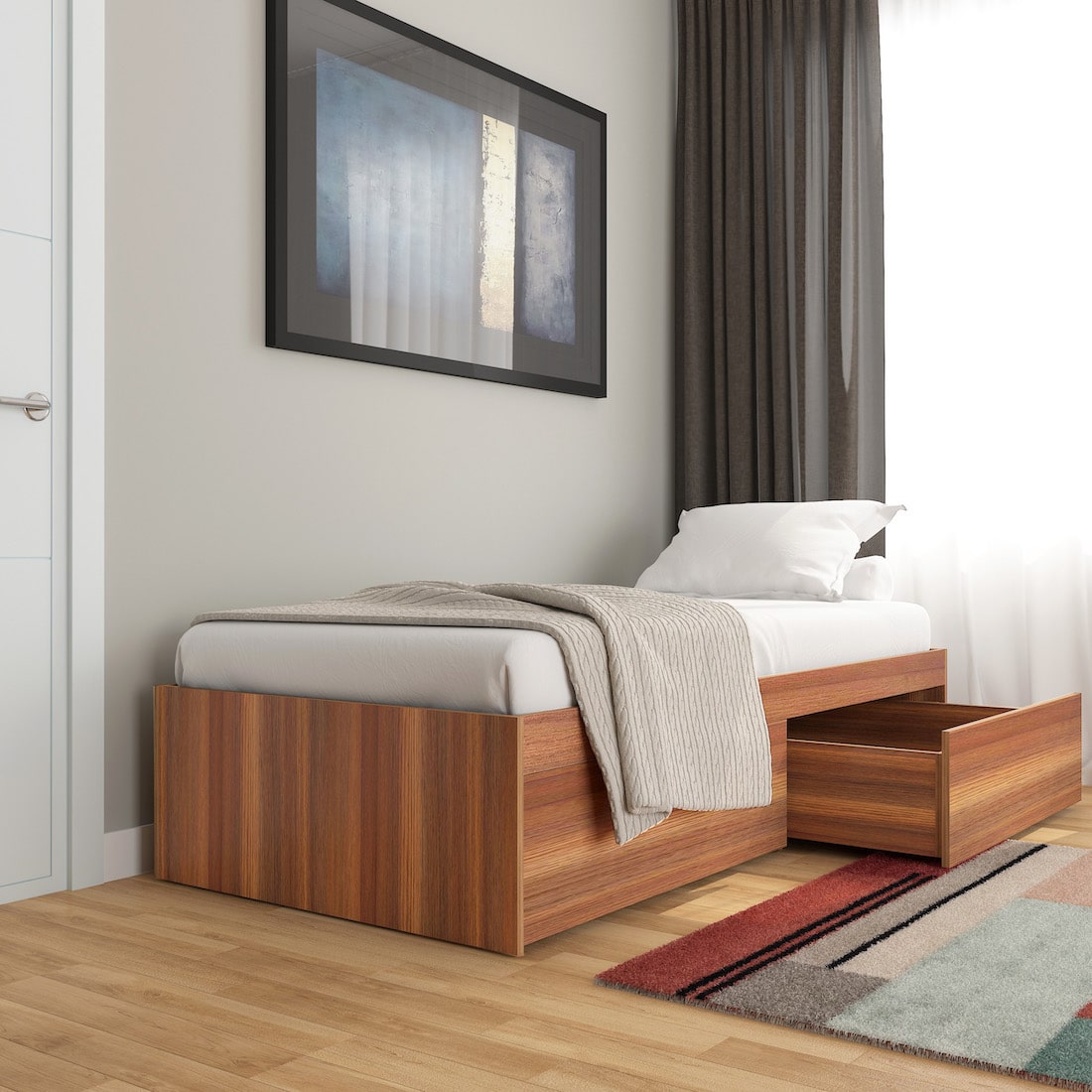 Tribe Single Bed (Without Headboard)