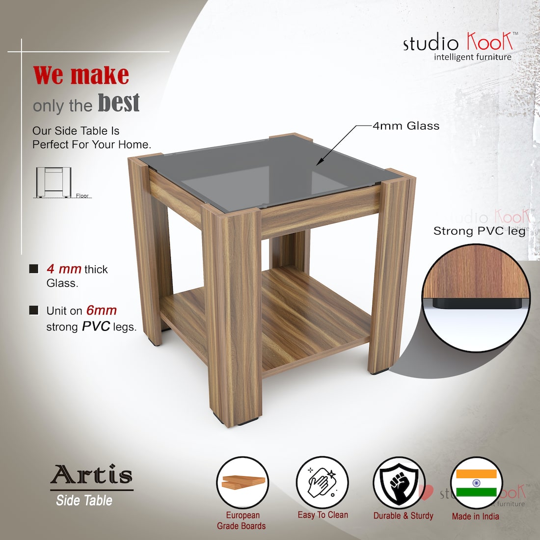 Artis Side Table (Matte Finish)