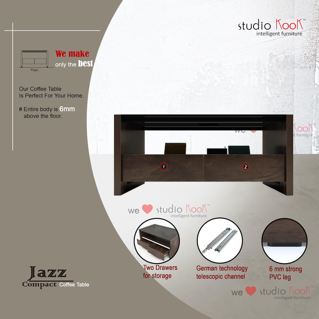 Jazz Compact Coffee Table