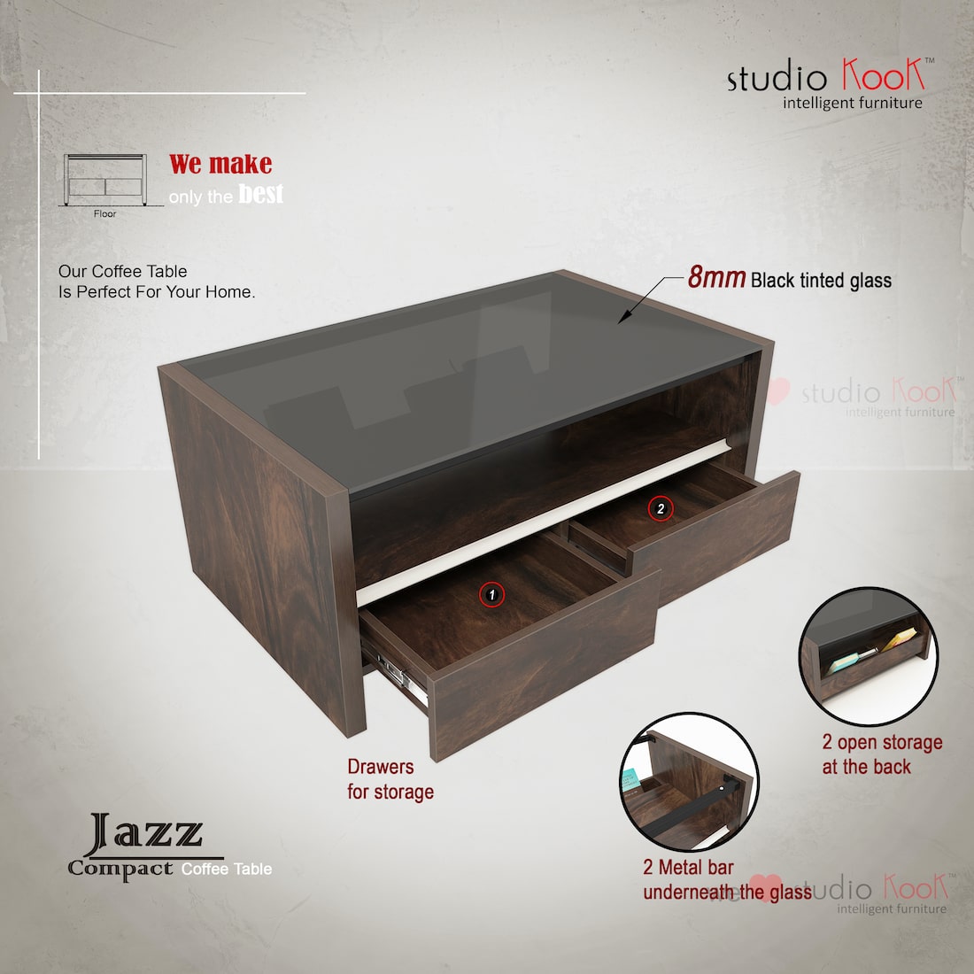 Jazz Compact Coffee Table