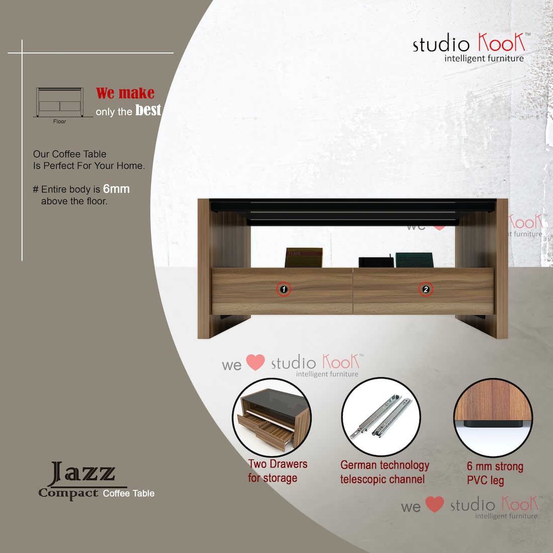 Jazz Compact Coffee Table