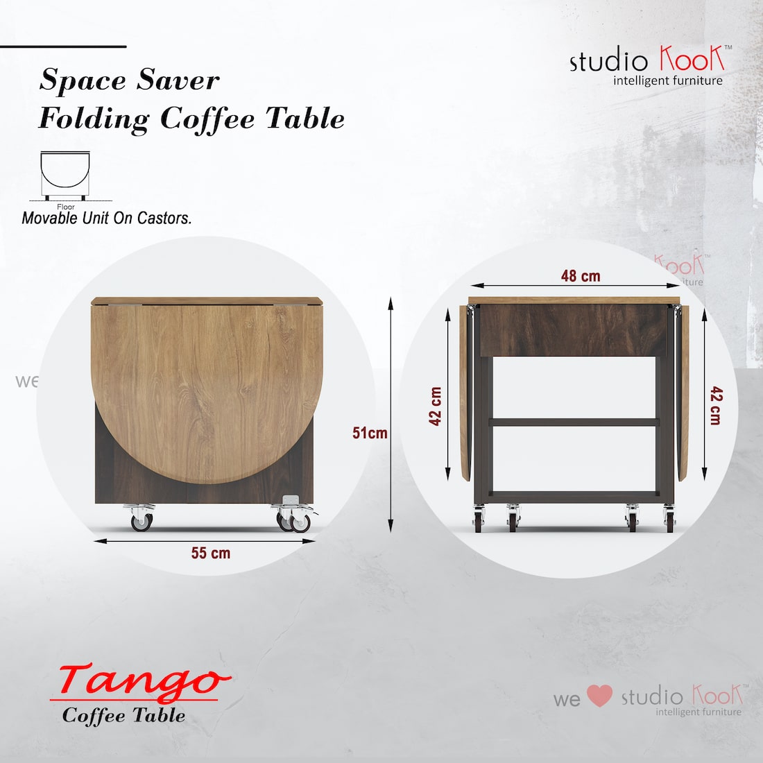 Tango Folding Coffee Table