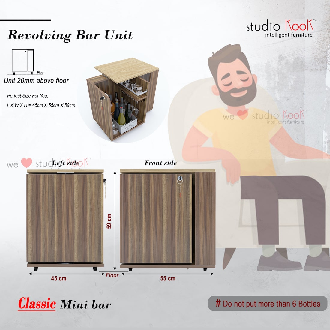 Classic Minibar Cabinet
