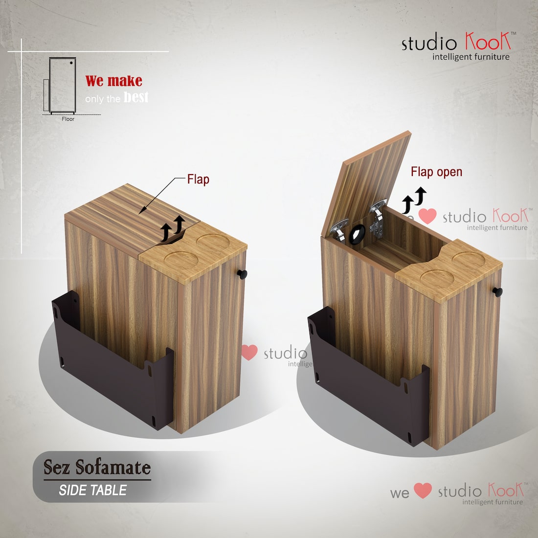 Sez Sofamate Side & End Table