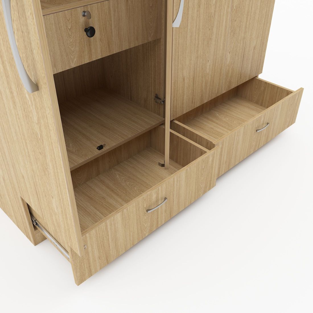Amari 4 Door 3 Drawer Wardrobe
