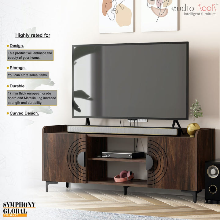 Symphony Global TV Unit with Handle