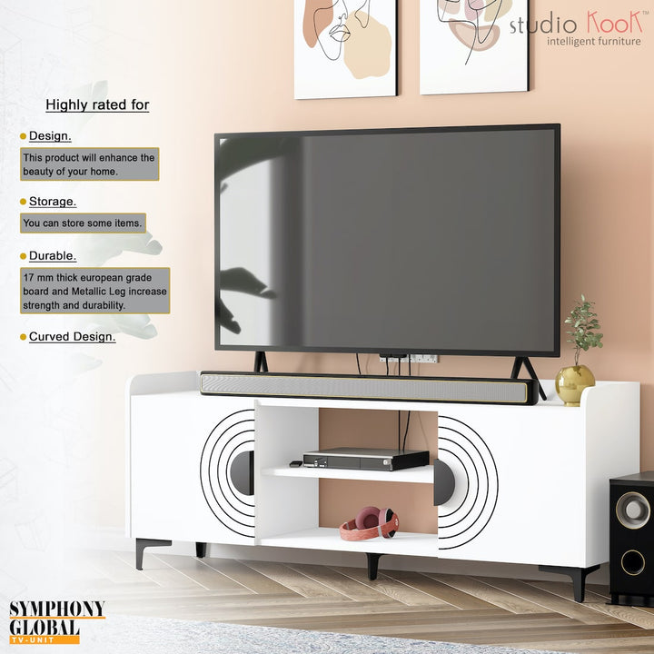 Symphony Global TV Unit with Handle