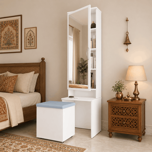 Buy Dressing Table with Mirror and Storage – StudioKook