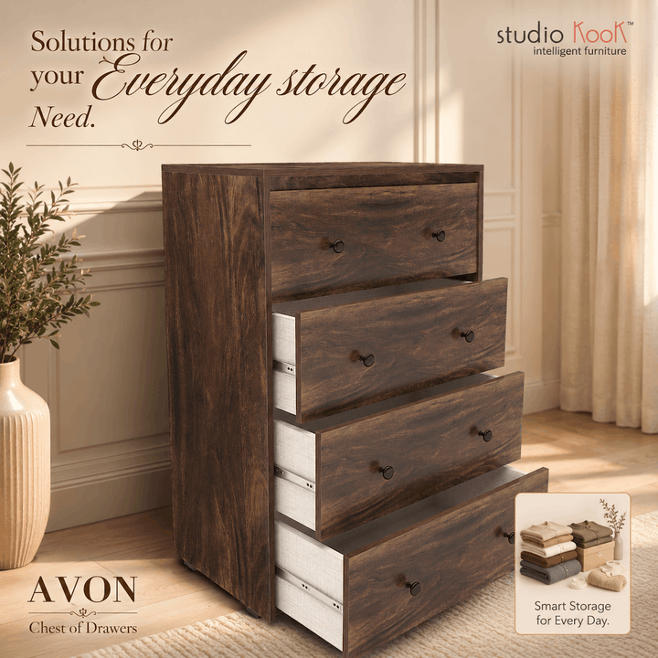 Chanon Drawer Avon Chest of Drawers – StudioKook
