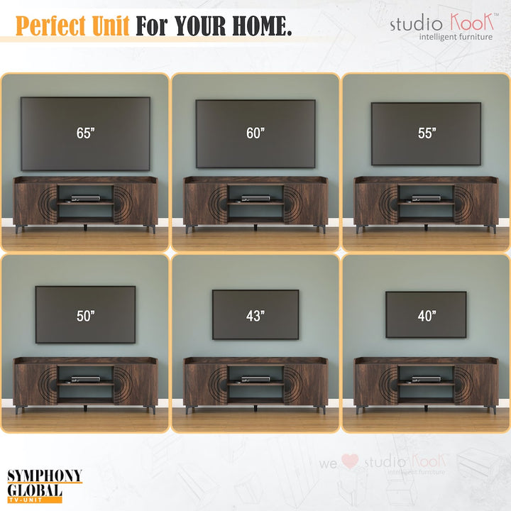 Symphony Global TV Unit with Handle