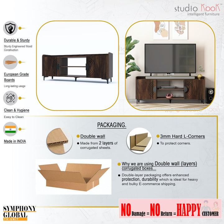Symphony Global TV Unit with Handle