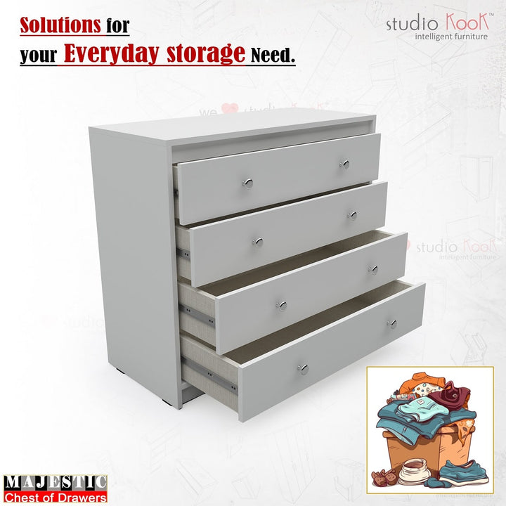 Majestic Chest of Drawers (Matte Finish)
