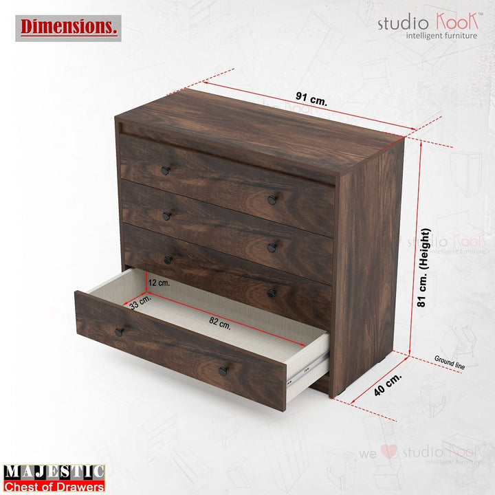 Majestic Chest of Drawers (Matte Finish)