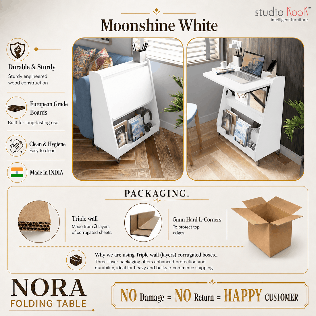 Nora Folding Table – StudioKook