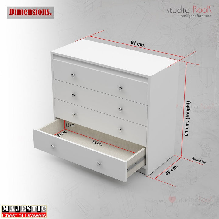 Majestic Chest of Drawers (Matte Finish)