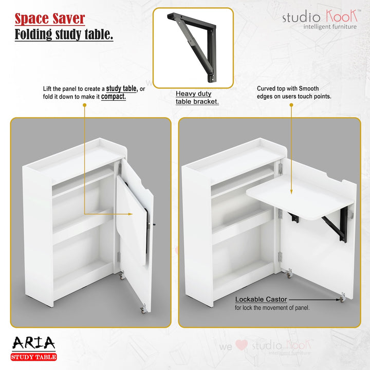 Aria Folding Study Table