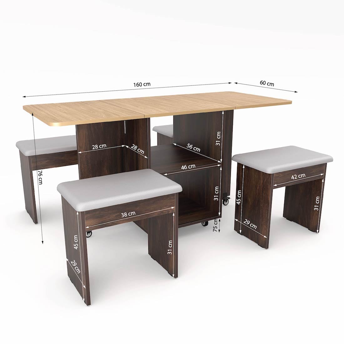 4 seater folding table new arrivals