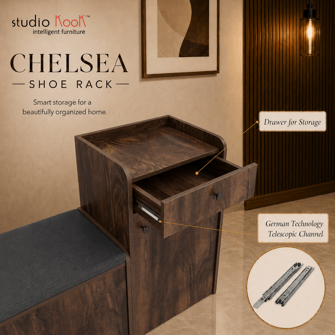 Chelsea Shoerack - 20 pairs capacity – StudioKook