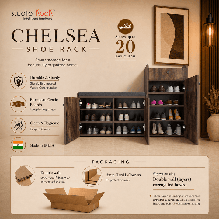 Chelsea Shoerack - 20 pairs capacity – StudioKook