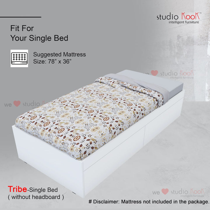 Tribe Single Bed (Without Headboard)