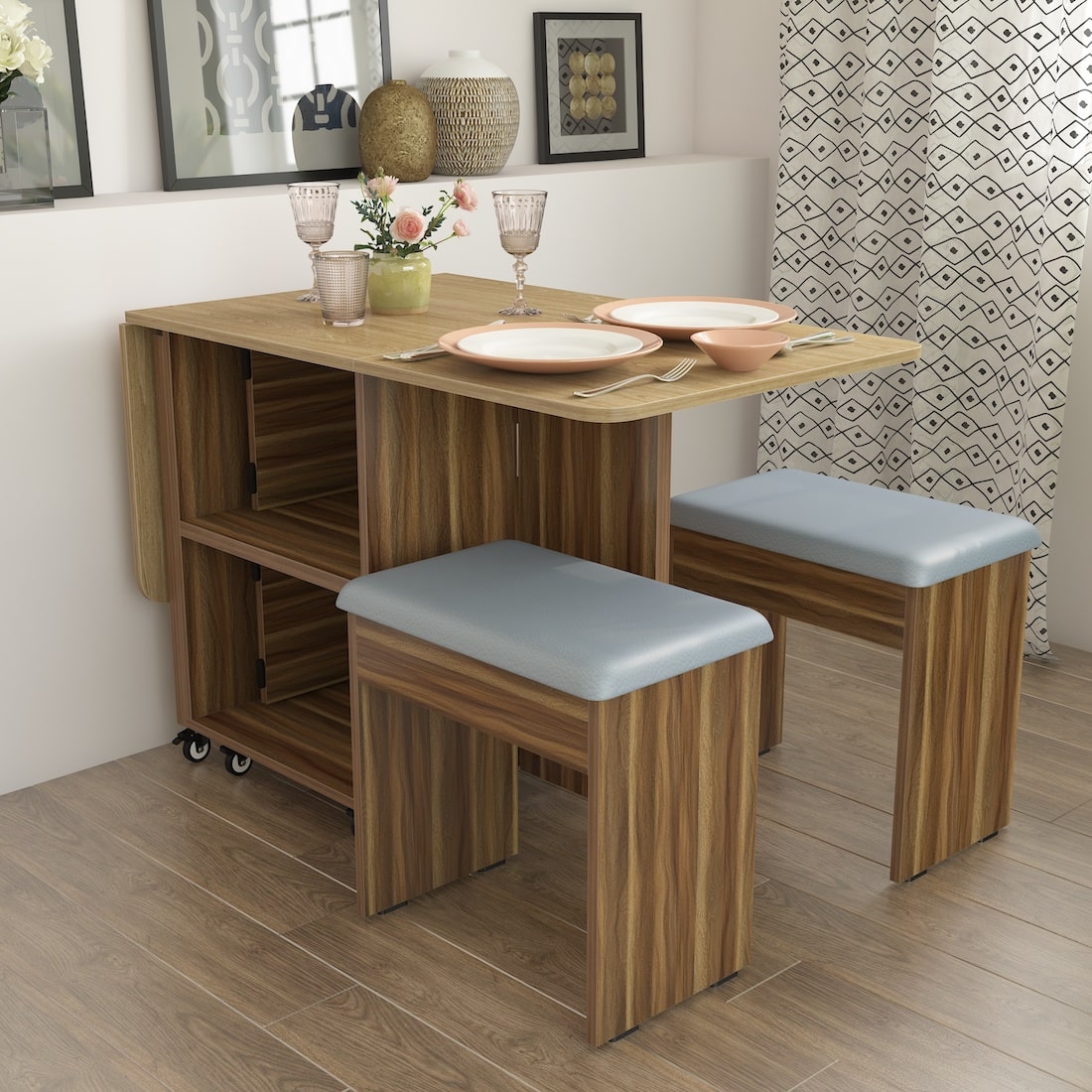 4 seater best sale dining table design