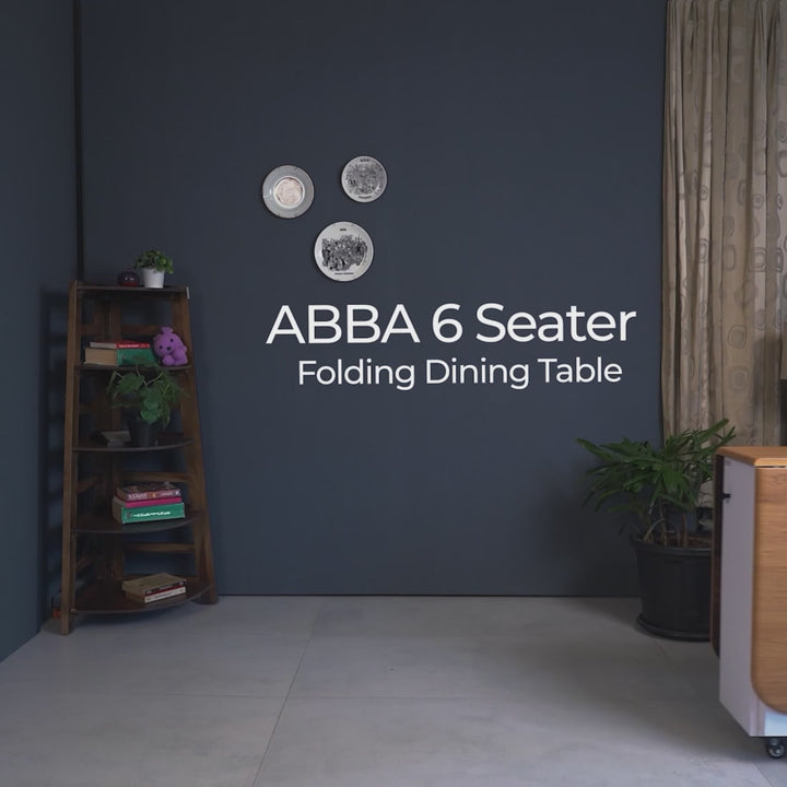 Abba 6 Seater Folding Dining Table (Without Chairs)