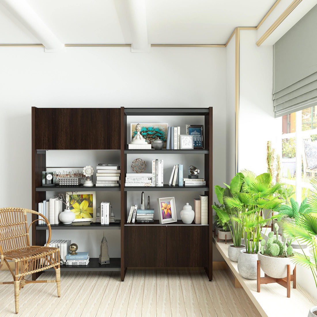 Olivia Modular Large Bookshelf - StudioKook