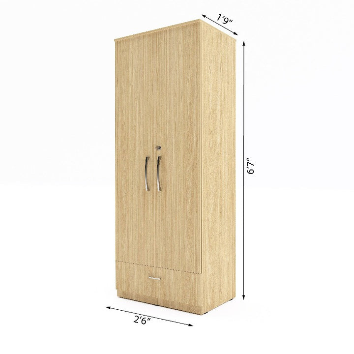 Amari 2 Door 2 Drawer Wardrobe - StudioKook