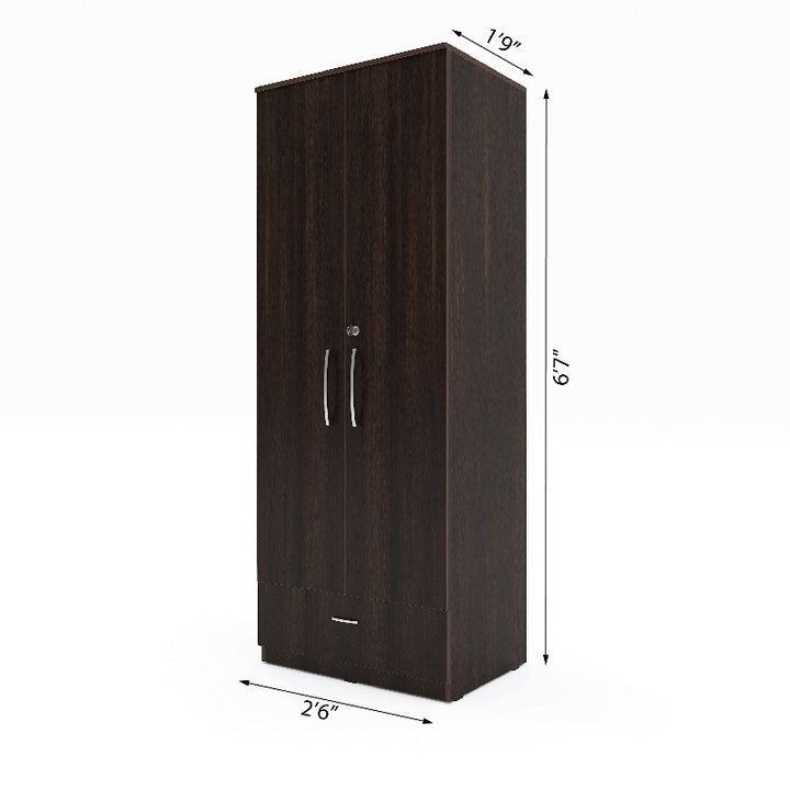 Amari 2 Door 2 Drawer Wardrobe - StudioKook