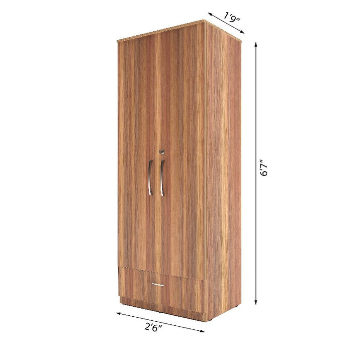 Amari 2 Door 2 Drawer Wardrobe - StudioKook