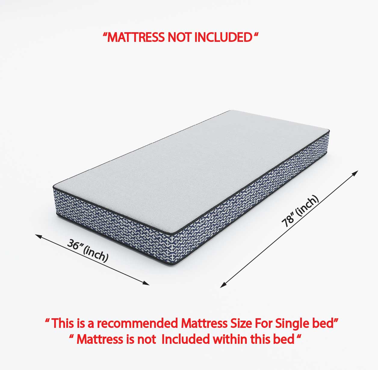 Single 2024 bed mattress