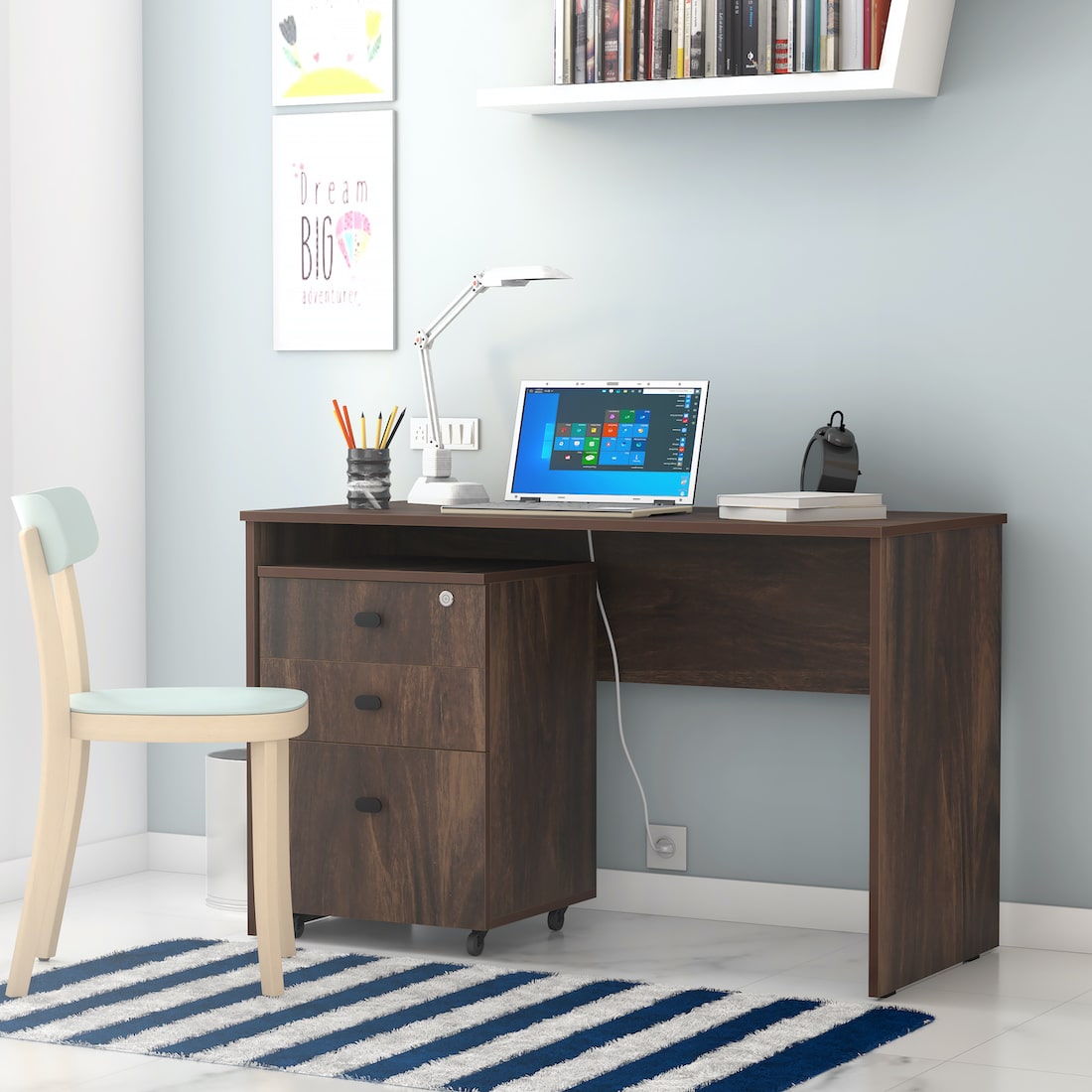 Avon Desk with Pedestal